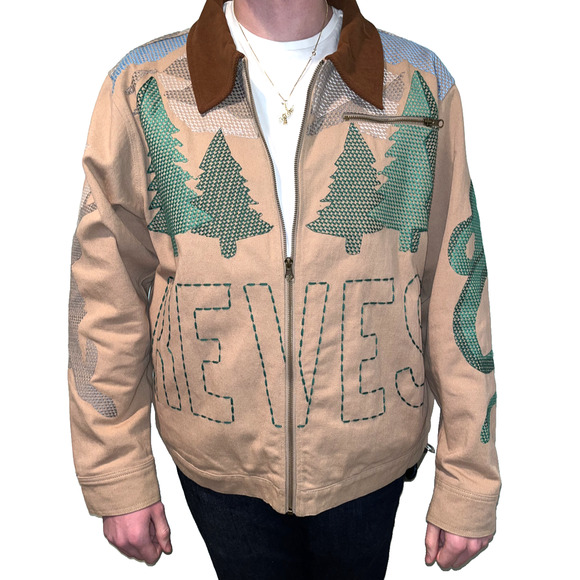 Reves Duck Canvas “Camp” Trucker Jacket Sz. XL NWOT MSRP $260 - Picture 5 of 11